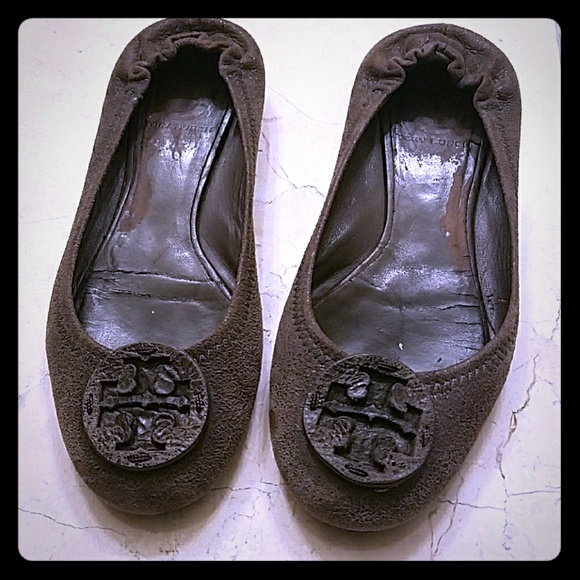 Tory Burch Shoes - Tory Burch Suede Reva Flats